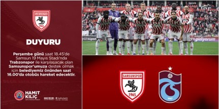 Bafra Belediyesi’nden Samsunspor’a Kupa Yolunda Ulaşım Desteği